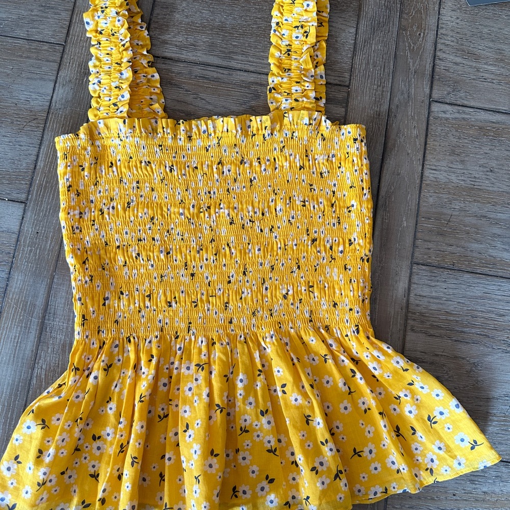 Kate Spade Smocked Tank Top